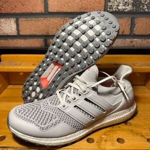 Adidas Ultraboost Comfy Spikeless Golf Shoes / Grey White Preloved Sz. 11, 12